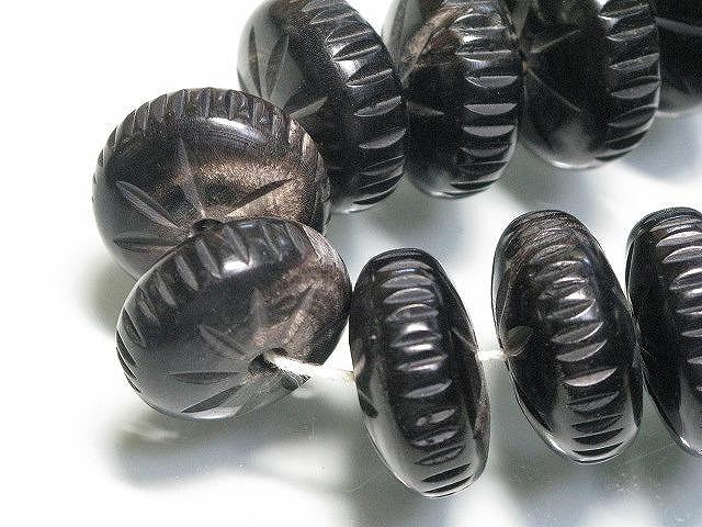 TOKO-BEADS HR101-15N Horn bead (strand) 22mm HR101-15N ホーンビーズ（連） 22mm Asian bead & African bead  Handmade,Lampeork,bead,asia,india,ethnic,parts,accessory,beads とんぼ玉,ビーズ,トンボ玉,アジア,インド,エスニック,手作り,パーツ,アクセサリー