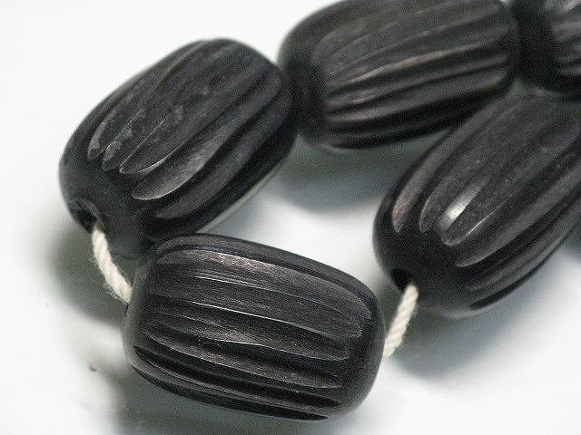 TOKO-BEADS HR101-21N Horn bead (strand) 16mm HR101-21N ホーンビーズ（連） 16mm Asian bead & African bead  Handmade,Lampeork,bead,asia,india,ethnic,parts,accessory,beads とんぼ玉,ビーズ,トンボ玉,アジア,インド,エスニック,手作り,パーツ,アクセサリー