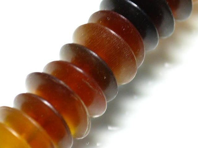 TOKO-BEADS HR103-04 Horn bead (strand) 10mm HR103-04 ホーンビーズ（連） 10mm Asian bead & African bead  Handmade,Lampeork,bead,asia,india,ethnic,parts,accessory,beads とんぼ玉,ビーズ,トンボ玉,アジア,インド,エスニック,手作り,パーツ,アクセサリー