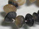 TOKO-BEADS HR103-11 Horn bead (strand) 10mm HR103-11 ホーンビーズ（連） 10mm Asian bead & African bead  Handmade,Lampeork,bead,asia,india,ethnic,parts,accessory,beads とんぼ玉,ビーズ,トンボ玉,アジア,インド,エスニック,手作り,パーツ,アクセサリー
