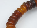 TOKO-BEADS HR103-13 Horn bead (strand) 7.5mm HR103-13 ホーンビーズ（連） 7.5mm Asian bead & African bead  Handmade,Lampeork,bead,asia,india,ethnic,parts,accessory,beads とんぼ玉,ビーズ,トンボ玉,アジア,インド,エスニック,手作り,パーツ,アクセサリー
