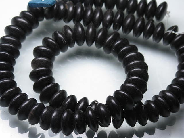 TOKO-BEADS HR103N-14 Horn bead (strand) 11mm HR103N-14 ホーンビーズ（連） 11mm Asian bead & African bead  Handmade,Lampeork,bead,asia,india,ethnic,parts,accessory,beads とんぼ玉,ビーズ,トンボ玉,アジア,インド,エスニック,手作り,パーツ,アクセサリー