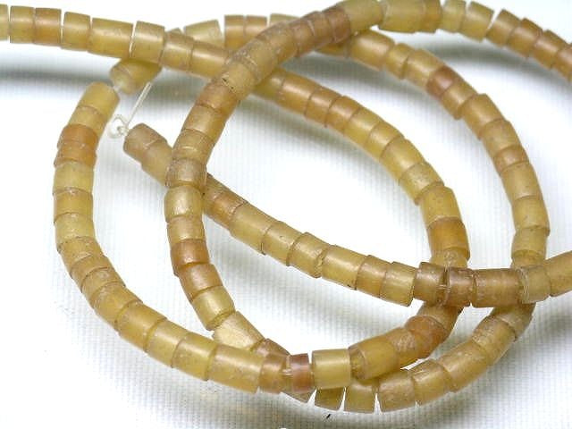 | TOKO-BEADS |HR301N-03 ホーンビーズ（連） 4mmとんぼ玉,ビーズ,トンボ玉,アジア,インド,エスニック,手作り,パーツ,アクセサリー