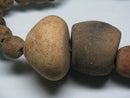 TOKO-BEADS AZ133-31 Antique Clay bead (strand) 11~35mm AZ133-31 アンティーククレイビーズ（連） 11~35mm Asian bead & African bead  Handmade,Lampeork,bead,asia,india,ethnic,parts,accessory,beads とんぼ玉,ビーズ,トンボ玉,アジア,インド,エスニック,手作り,パーツ,アクセサリー