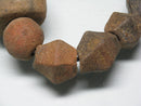 TOKO-BEADS AZ133-31 Antique Clay bead (strand) 11~35mm AZ133-31 アンティーククレイビーズ（連） 11~35mm Asian bead & African bead  Handmade,Lampeork,bead,asia,india,ethnic,parts,accessory,beads とんぼ玉,ビーズ,トンボ玉,アジア,インド,エスニック,手作り,パーツ,アクセサリー