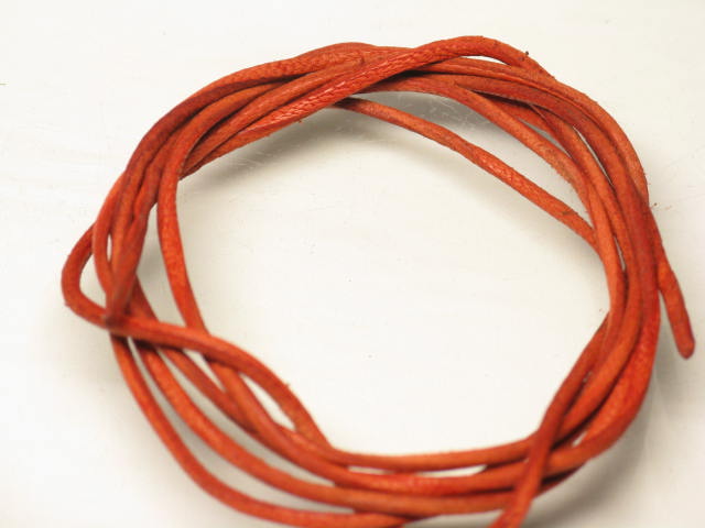 TOKO-BEADS LC063 Leather Cord(75Cm) 1mm LC063 レザーコード(75Cm) 1mm Asian bead & African bead  Handmade,Lampeork,bead,asia,india,ethnic,parts,accessory,beads とんぼ玉,ビーズ,トンボ玉,アジア,インド,エスニック,手作り,パーツ,アクセサリー