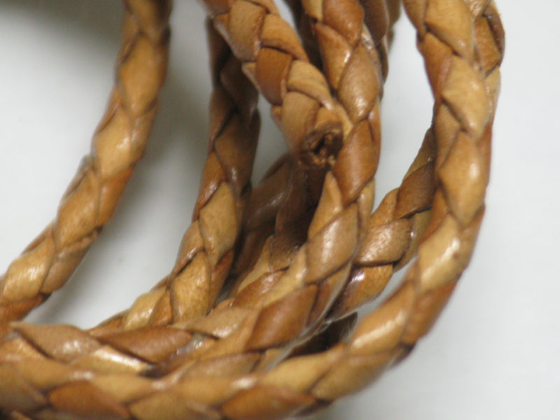TOKO-BEADS LC703 Leather Cord (1m) 4mm LC703 レザーコード（編み1ｍ) 4mm Asian bead & African bead  Handmade,Lampeork,bead,asia,india,ethnic,parts,accessory,beads とんぼ玉,ビーズ,トンボ玉,アジア,インド,エスニック,手作り,パーツ,アクセサリー