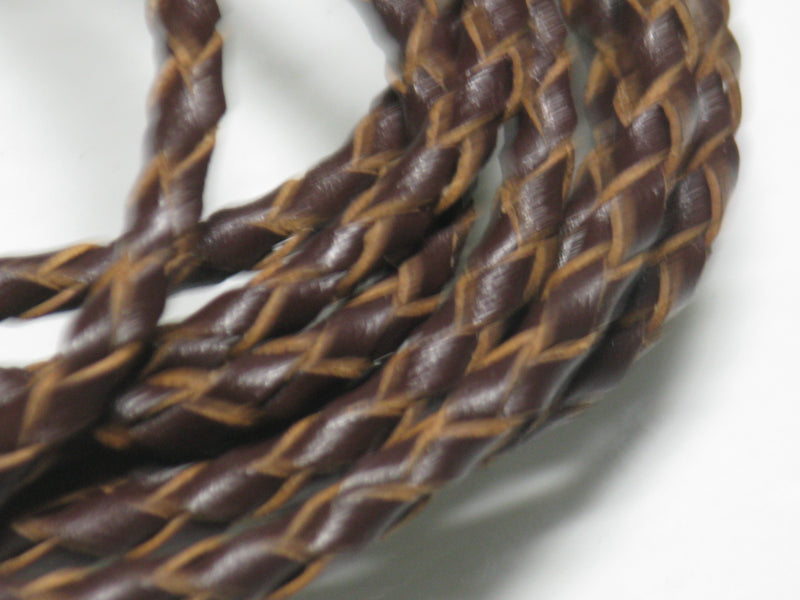 TOKO-BEADS LC706 Leather Cord (1m) 6mm LC706 レザーコード（編み1ｍ) 6mm Asian bead & African bead  Handmade,Lampeork,bead,asia,india,ethnic,parts,accessory,beads とんぼ玉,ビーズ,トンボ玉,アジア,インド,エスニック,手作り,パーツ,アクセサリー