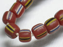 TOKO-BEADS MJ100-04 Majapahit bead (strand) 4~7mm MJ100-04 マジャパヒト玉（連） 4~7mm Asian bead & African bead  Handmade,Lampeork,bead,asia,india,ethnic,parts,accessory,beads とんぼ玉,ビーズ,トンボ玉,アジア,インド,エスニック,手作り,パーツ,アクセサリー
