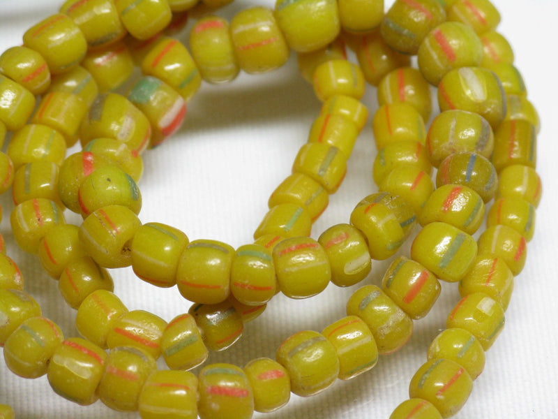 | TOKO-BEADS |MJ100-05 マジャパヒト玉（連） 4~7mmとんぼ玉,ビーズ,トンボ玉,アジア,インド,エスニック,手作り,パーツ,アクセサリー