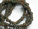 TOKO-BEADS MJ100-34 Majapahit bead (strand) 4~7mm MJ100-34 マジャパヒト玉（連） 4~7mm Asian bead & African bead  Handmade,Lampeork,bead,asia,india,ethnic,parts,accessory,beads とんぼ玉,ビーズ,トンボ玉,アジア,インド,エスニック,手作り,パーツ,アクセサリー