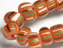 TOKO-BEADS MJ100-52 Majapahit bead (strand) 4~7mm MJ100-52 マジャパヒト玉（連） 4~7mm Asian bead & African bead  Handmade,Lampeork,bead,asia,india,ethnic,parts,accessory,beads とんぼ玉,ビーズ,トンボ玉,アジア,インド,エスニック,手作り,パーツ,アクセサリー