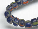 TOKO-BEADS MJ100-61 Majapahit bead (strand) 4~7mm MJ100-61 マジャパヒト玉（連） 4~7mm Asian bead & African bead  Handmade,Lampeork,bead,asia,india,ethnic,parts,accessory,beads とんぼ玉,ビーズ,トンボ玉,アジア,インド,エスニック,手作り,パーツ,アクセサリー