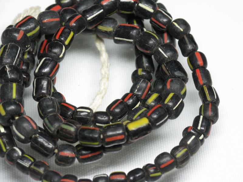 | TOKO-BEADS |MJ100-74 マジャパヒト玉（連） 4~7mmとんぼ玉,ビーズ,トンボ玉,アジア,インド,エスニック,手作り,パーツ,アクセサリー