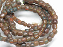 TOKO-BEADS MJ100-83 Majapahit bead (strand) 4~7mm MJ100-83 マジャパヒト玉（連） 4~7mm Asian bead & African bead  Handmade,Lampeork,bead,asia,india,ethnic,parts,accessory,beads とんぼ玉,ビーズ,トンボ玉,アジア,インド,エスニック,手作り,パーツ,アクセサリー