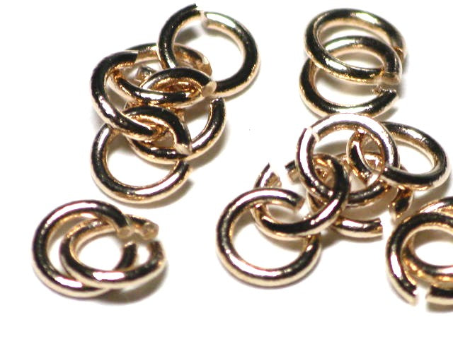 TOKO-BEADS MP003-01 RingPG (1g) 4mm MP003-01 丸カンＰＧ（１ｇ約31個） 4mm Asian bead & African bead  Handmade,Lampeork,bead,asia,india,ethnic,parts,accessory,beads とんぼ玉,ビーズ,トンボ玉,アジア,インド,エスニック,手作り,パーツ,アクセサリー