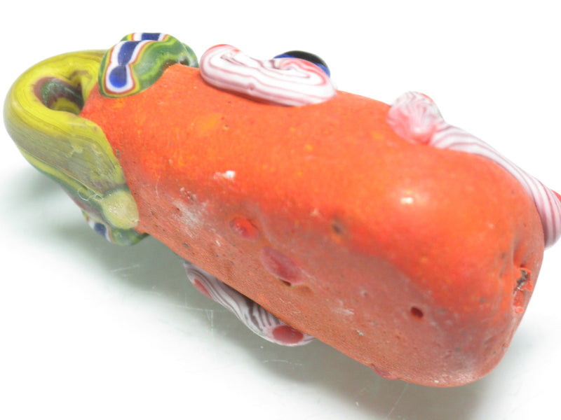 TOKO-BEADS MT001-01 Manik Topeng 58mm MT001-01 マニックトペン（マスク） 58mm Asian bead & African bead  Handmade,Lampeork,bead,asia,india,ethnic,parts,accessory,beads とんぼ玉,ビーズ,トンボ玉,アジア,インド,エスニック,手作り,パーツ,アクセサリー