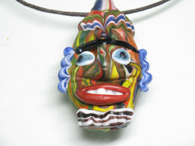 TOKO-BEADS MT001-11 Manik Topeng 62mm MT001-11 マニックトペン（マスク） 62mm Asian bead & African bead  Handmade,Lampeork,bead,asia,india,ethnic,parts,accessory,beads とんぼ玉,ビーズ,トンボ玉,アジア,インド,エスニック,手作り,パーツ,アクセサリー