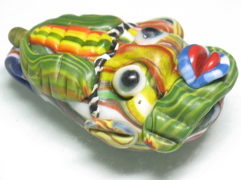 TOKO-BEADS MT001-13 Manik Topeng 60mm MT001-13 マニックトペン（マスク） 60mm Asian bead & African bead  Handmade,Lampeork,bead,asia,india,ethnic,parts,accessory,beads とんぼ玉,ビーズ,トンボ玉,アジア,インド,エスニック,手作り,パーツ,アクセサリー