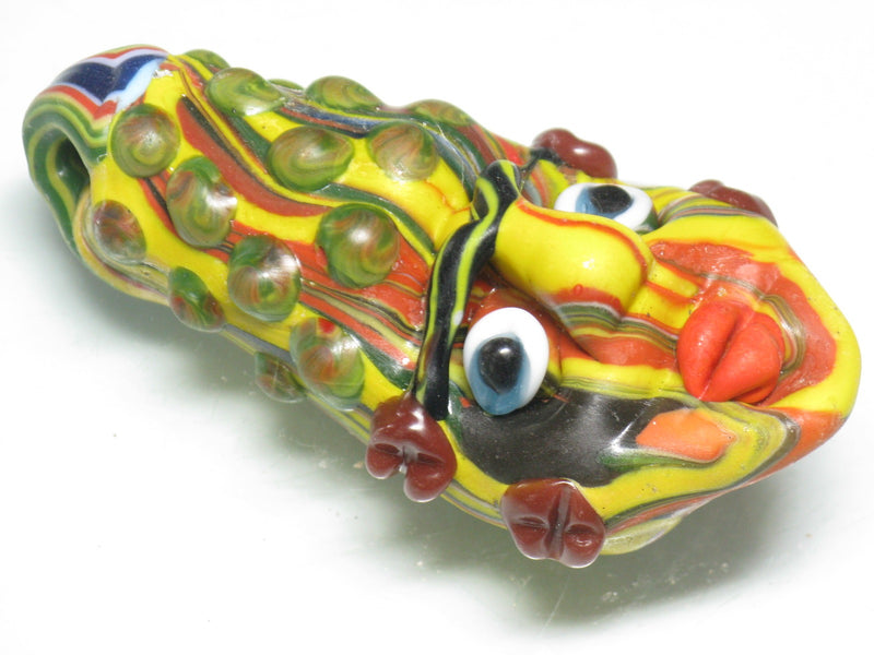 TOKO-BEADS MT001-15 Manik Topeng 69mm MT001-15 マニックトペン（マスク） 69mm Asian bead & African bead  Handmade,Lampeork,bead,asia,india,ethnic,parts,accessory,beads とんぼ玉,ビーズ,トンボ玉,アジア,インド,エスニック,手作り,パーツ,アクセサリー