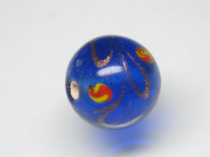 TOKO-BEADS NG001-27 Indian bead 14mm NG001-27 インドビーズ 14mm Asian bead & African bead  Handmade,Lampeork,bead,asia,india,ethnic,parts,accessory,beads とんぼ玉,ビーズ,トンボ玉,アジア,インド,エスニック,手作り,パーツ,アクセサリー