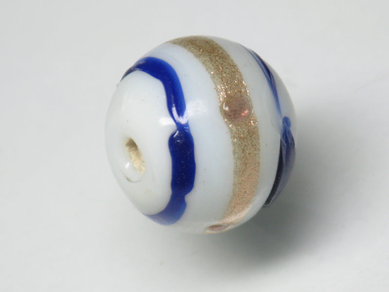 TOKO-BEADS NG001-33 Indian bead 15mm NG001-33 インドビーズ 15mm Asian bead & African bead  Handmade,Lampeork,bead,asia,india,ethnic,parts,accessory,beads とんぼ玉,ビーズ,トンボ玉,アジア,インド,エスニック,手作り,パーツ,アクセサリー