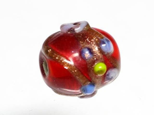 TOKO-BEADS NG001-42 Indian bead 10mm NG001-42 インドビーズ 10mm Asian bead & African bead  Handmade,Lampeork,bead,asia,india,ethnic,parts,accessory,beads とんぼ玉,ビーズ,トンボ玉,アジア,インド,エスニック,手作り,パーツ,アクセサリー