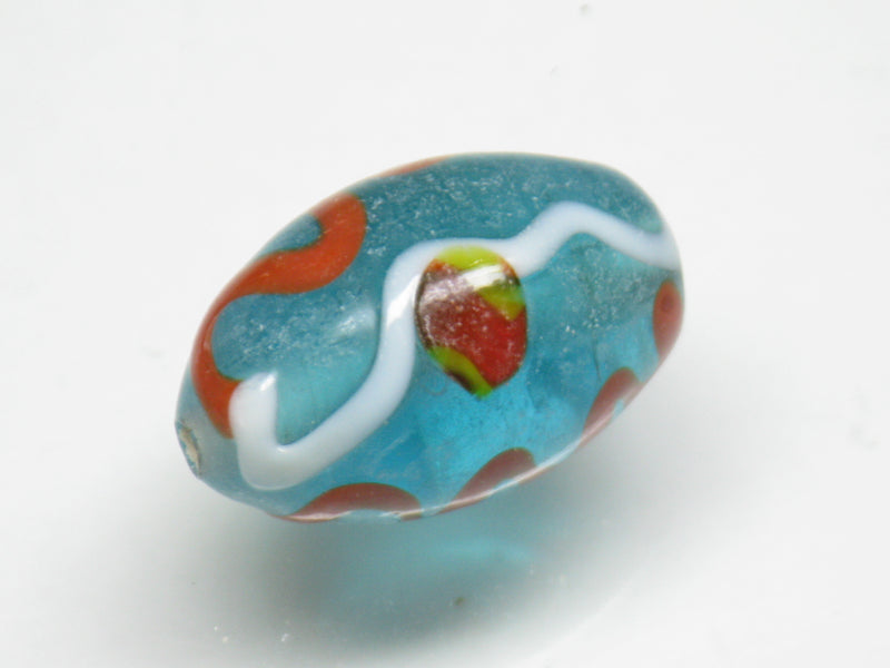 TOKO-BEADS NG001-74 Indian bead 13mm NG001-74 インドビーズ 13mm Asian bead & African bead  Handmade,Lampeork,bead,asia,india,ethnic,parts,accessory,beads とんぼ玉,ビーズ,トンボ玉,アジア,インド,エスニック,手作り,パーツ,アクセサリー