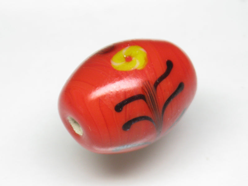 TOKO-BEADS NG002-10 Indian bead 14mm NG002-10 インドビーズ 14mm Asian bead & African bead  Handmade,Lampeork,bead,asia,india,ethnic,parts,accessory,beads とんぼ玉,ビーズ,トンボ玉,アジア,インド,エスニック,手作り,パーツ,アクセサリー