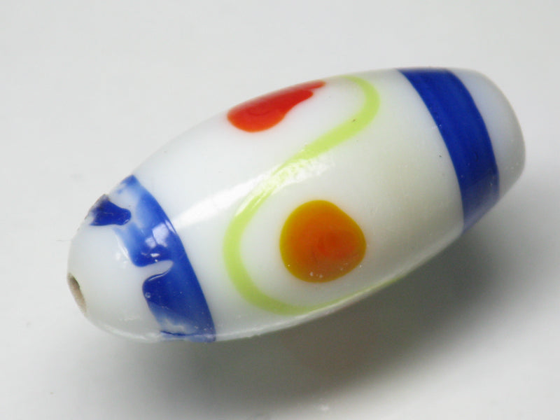 TOKO-BEADS NG002-31 Indian bead 14mm NG002-31 インドビーズ 14mm Asian bead & African bead  Handmade,Lampeork,bead,asia,india,ethnic,parts,accessory,beads とんぼ玉,ビーズ,トンボ玉,アジア,インド,エスニック,手作り,パーツ,アクセサリー