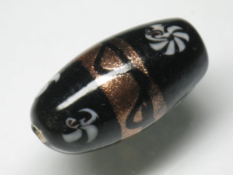 TOKO-BEADS NG002-55 Indian bead 13mm NG002-55 インドビーズ 13mm Asian bead & African bead  Handmade,Lampeork,bead,asia,india,ethnic,parts,accessory,beads とんぼ玉,ビーズ,トンボ玉,アジア,インド,エスニック,手作り,パーツ,アクセサリー