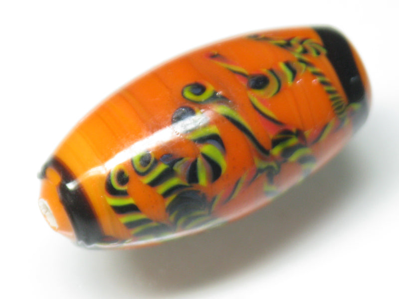 TOKO-BEADS NG002-59 Indian bead 15mm NG002-59 インドビーズ 15mm Asian bead & African bead  Handmade,Lampeork,bead,asia,india,ethnic,parts,accessory,beads とんぼ玉,ビーズ,トンボ玉,アジア,インド,エスニック,手作り,パーツ,アクセサリー