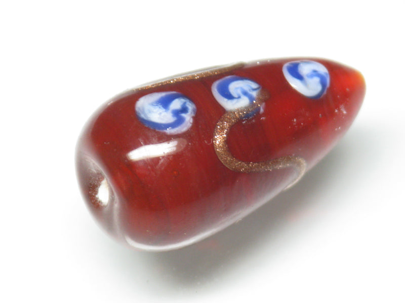TOKO-BEADS NG002-65 Indian bead 15mm NG002-65 インドビーズ 15mm Asian bead & African bead  Handmade,Lampeork,bead,asia,india,ethnic,parts,accessory,beads とんぼ玉,ビーズ,トンボ玉,アジア,インド,エスニック,手作り,パーツ,アクセサリー