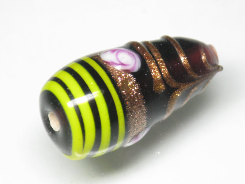 TOKO-BEADS NG002-87 Indian bead 13mm NG002-87 インドビーズ 13mm Asian bead & African bead  Handmade,Lampeork,bead,asia,india,ethnic,parts,accessory,beads とんぼ玉,ビーズ,トンボ玉,アジア,インド,エスニック,手作り,パーツ,アクセサリー