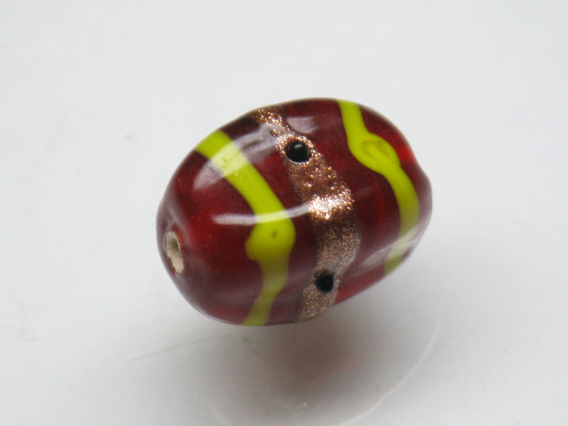 TOKO-BEADS NG003-31 Indian bead 10mm NG003-31 インドビーズ 10mm Asian bead & African bead  Handmade,Lampeork,bead,asia,india,ethnic,parts,accessory,beads とんぼ玉,ビーズ,トンボ玉,アジア,インド,エスニック,手作り,パーツ,アクセサリー