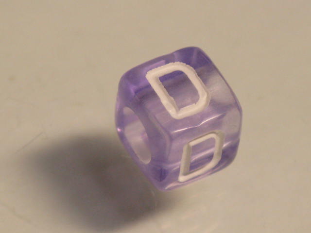 TOKO-BEADS P001-404 Alphabet (D) 6mm P001-404 アルファベット（D） 6mm Asian bead & African bead  Handmade,Lampeork,bead,asia,india,ethnic,parts,accessory,beads とんぼ玉,ビーズ,トンボ玉,アジア,インド,エスニック,手作り,パーツ,アクセサリー