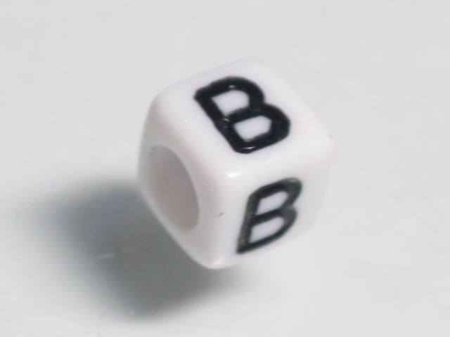 TOKO-BEADS P002-102 Alphabet (B) 6mm P002-102 アルファベット（B） 6mm Asian bead & African bead  Handmade,Lampeork,bead,asia,india,ethnic,parts,accessory,beads とんぼ玉,ビーズ,トンボ玉,アジア,インド,エスニック,手作り,パーツ,アクセサリー