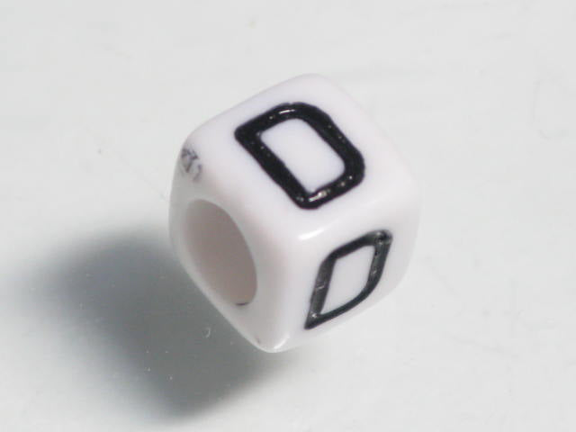 TOKO-BEADS P002-104 Alphabet (D) 6mm P002-104 アルファベット（D） 6mm Asian bead & African bead  Handmade,Lampeork,bead,asia,india,ethnic,parts,accessory,beads とんぼ玉,ビーズ,トンボ玉,アジア,インド,エスニック,手作り,パーツ,アクセサリー