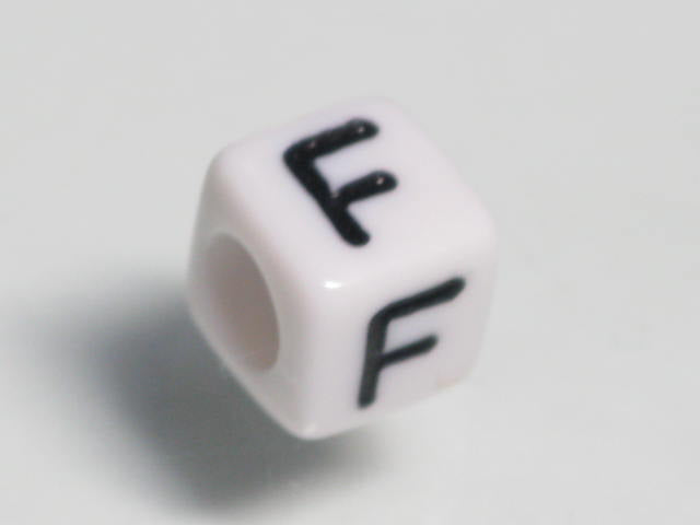 TOKO-BEADS P002-106 Alphabet (F) 6mm P002-106 アルファベット（F） 6mm Asian bead & African bead  Handmade,Lampeork,bead,asia,india,ethnic,parts,accessory,beads とんぼ玉,ビーズ,トンボ玉,アジア,インド,エスニック,手作り,パーツ,アクセサリー