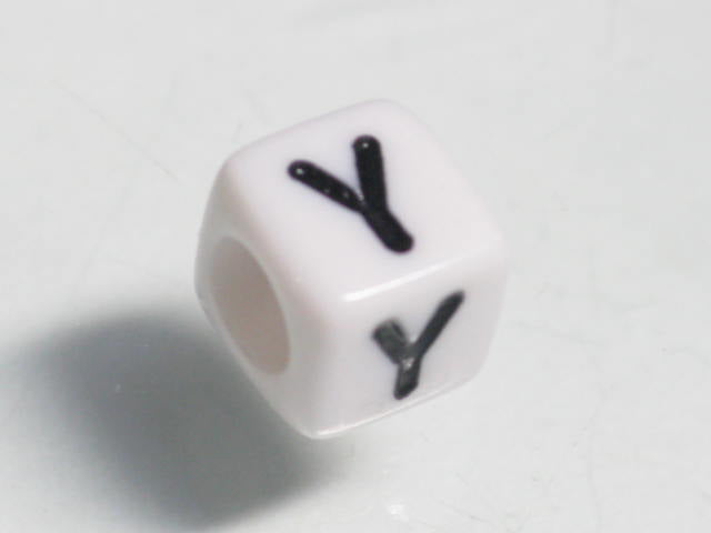 TOKO-BEADS P002-125 Alphabet (Y) 6mm P002-125 アルファベット（Y） 6mm Asian bead & African bead  Handmade,Lampeork,bead,asia,india,ethnic,parts,accessory,beads とんぼ玉,ビーズ,トンボ玉,アジア,インド,エスニック,手作り,パーツ,アクセサリー