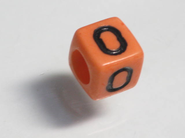 TOKO-BEADS P002-215 Alphabet (O) 6mm P002-215 アルファベット（O） 6mm Asian bead & African bead  Handmade,Lampeork,bead,asia,india,ethnic,parts,accessory,beads とんぼ玉,ビーズ,トンボ玉,アジア,インド,エスニック,手作り,パーツ,アクセサリー