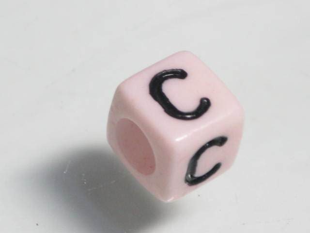 TOKO-BEADS P002-303 Alphabet (C) 6mm P002-303 アルファベット（C） 6mm Asian bead & African bead  Handmade,Lampeork,bead,asia,india,ethnic,parts,accessory,beads とんぼ玉,ビーズ,トンボ玉,アジア,インド,エスニック,手作り,パーツ,アクセサリー