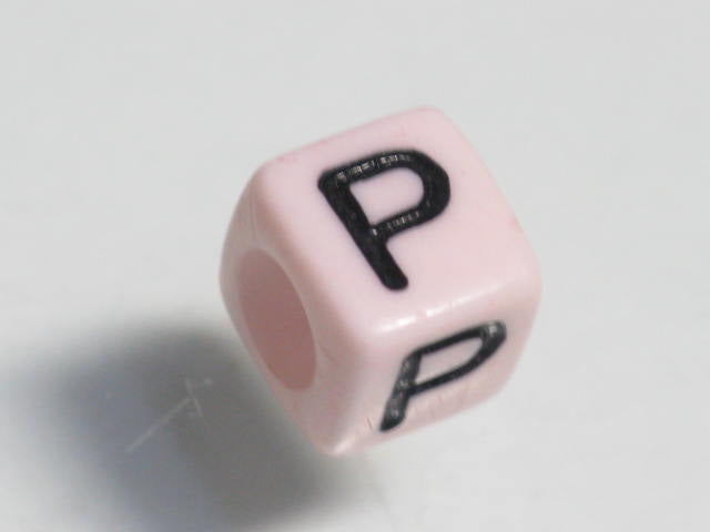 TOKO-BEADS P002-316 Alphabet (P) 6mm P002-316 アルファベット（P） 6mm Asian bead & African bead  Handmade,Lampeork,bead,asia,india,ethnic,parts,accessory,beads とんぼ玉,ビーズ,トンボ玉,アジア,インド,エスニック,手作り,パーツ,アクセサリー
