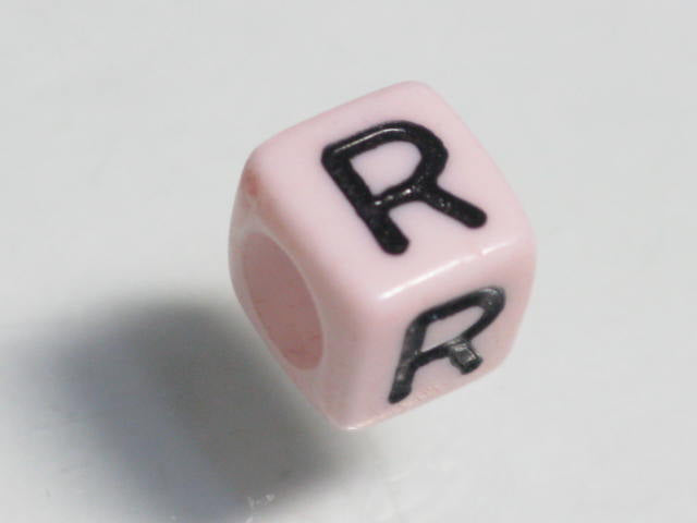 TOKO-BEADS P002-318 Alphabet (R) 6mm P002-318 アルファベット（R） 6mm Asian bead & African bead  Handmade,Lampeork,bead,asia,india,ethnic,parts,accessory,beads とんぼ玉,ビーズ,トンボ玉,アジア,インド,エスニック,手作り,パーツ,アクセサリー