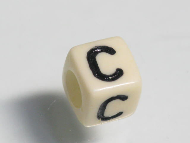 TOKO-BEADS P002-403 Alphabet (C) 6mm P002-403 アルファベット（C） 6mm Asian bead & African bead  Handmade,Lampeork,bead,asia,india,ethnic,parts,accessory,beads とんぼ玉,ビーズ,トンボ玉,アジア,インド,エスニック,手作り,パーツ,アクセサリー
