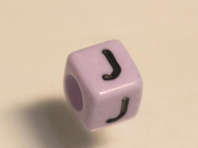 TOKO-BEADS P002-510 Alphabet (J) 6mm P002-510 アルファベット（J） 6mm Asian bead & African bead  Handmade,Lampeork,bead,asia,india,ethnic,parts,accessory,beads とんぼ玉,ビーズ,トンボ玉,アジア,インド,エスニック,手作り,パーツ,アクセサリー