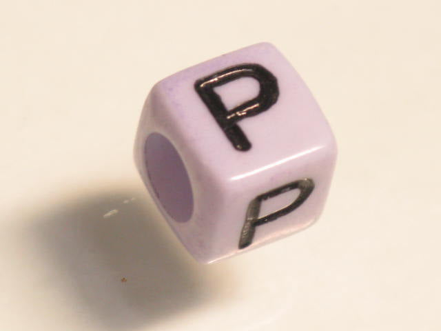 TOKO-BEADS P002-516 Alphabet (P) 6mm P002-516 アルファベット（P） 6mm Asian bead & African bead  Handmade,Lampeork,bead,asia,india,ethnic,parts,accessory,beads とんぼ玉,ビーズ,トンボ玉,アジア,インド,エスニック,手作り,パーツ,アクセサリー