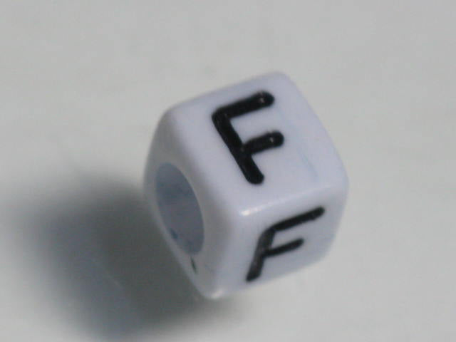 TOKO-BEADS P002-606 Alphabet (F) 6mm P002-606 アルファベット（F） 6mm Asian bead & African bead  Handmade,Lampeork,bead,asia,india,ethnic,parts,accessory,beads とんぼ玉,ビーズ,トンボ玉,アジア,インド,エスニック,手作り,パーツ,アクセサリー