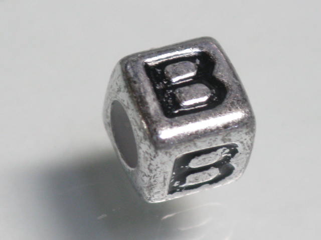 TOKO-BEADS P007-102 Alphabet (B) 7mm P007-102 アルファベット（B） 7mm Asian bead & African bead  Handmade,Lampeork,bead,asia,india,ethnic,parts,accessory,beads とんぼ玉,ビーズ,トンボ玉,アジア,インド,エスニック,手作り,パーツ,アクセサリー