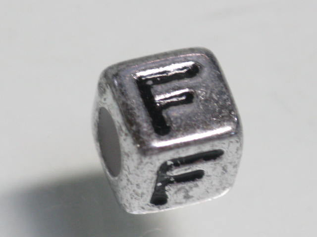 TOKO-BEADS P007-106 Alphabet (F) 7mm P007-106 アルファベット（F） 7mm Asian bead & African bead  Handmade,Lampeork,bead,asia,india,ethnic,parts,accessory,beads とんぼ玉,ビーズ,トンボ玉,アジア,インド,エスニック,手作り,パーツ,アクセサリー
